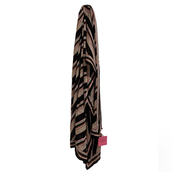 Kate Spade Aquatic Stripe Oblong Multicolor O/S Scarf NWT - Picture 1 of 7